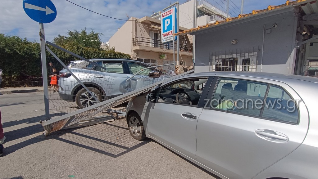 Σοκαριστικό τροχαίο στο κέντρο των Χανίων