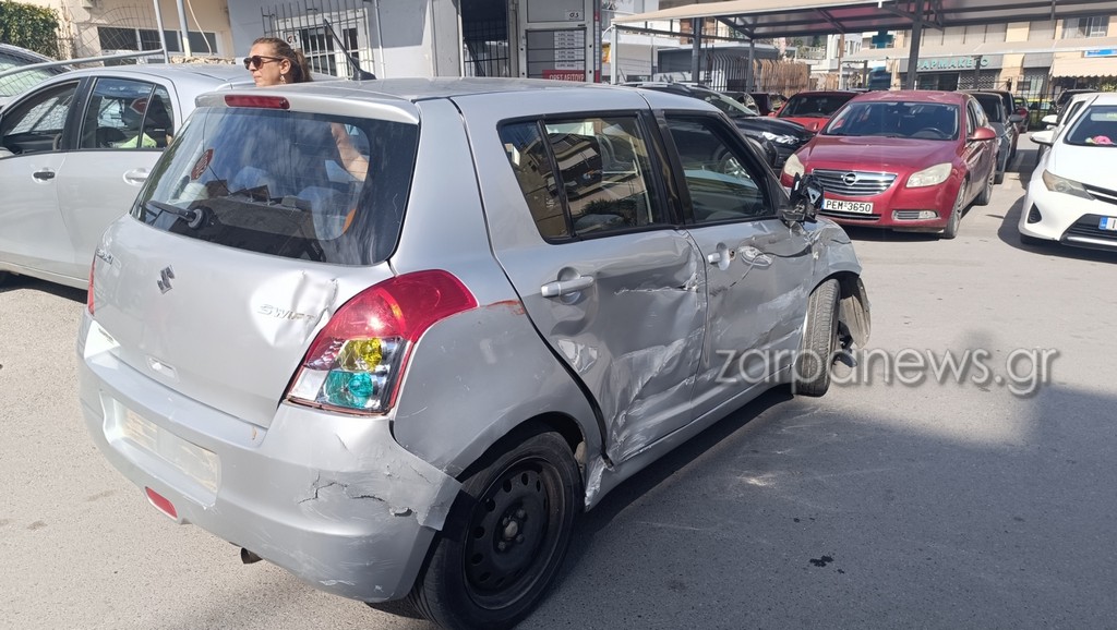 Σοκαριστικό τροχαίο στο κέντρο των Χανίων