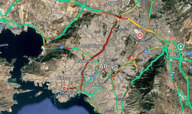 Κηφισός: Ουρές 17 χλμ λόγω ακινητοποιημένου λεωφορείου