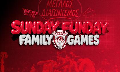Τα Sunday – Fun Day Family Games επιστρέφουν στο ΣΕΦ από την ΚΑΕ Ολυμπιακός
