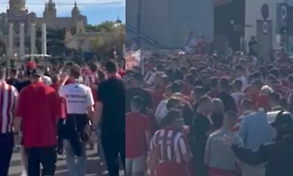 Γέμισαν οι δρόμοι της Βαρκελώνης με ερυθρόλευκο χρώμα: To sport-fm.gr μεταφέρει εικόνα!