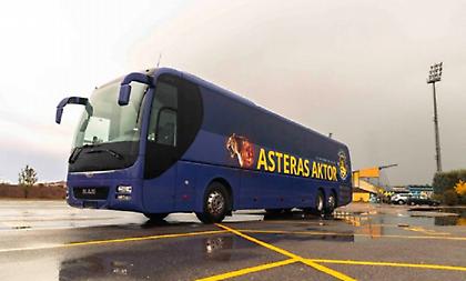 Asteras AKTOR: Το νέο πούλμαν έχει πάνω… τίγρη!