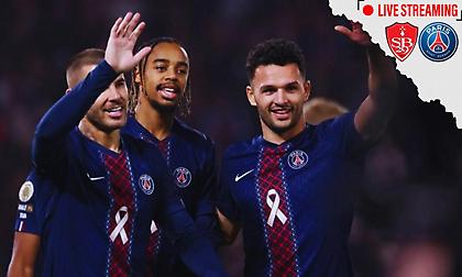 Live Streaming: Μπρεστ-Παρί Σεν Ζερμέν