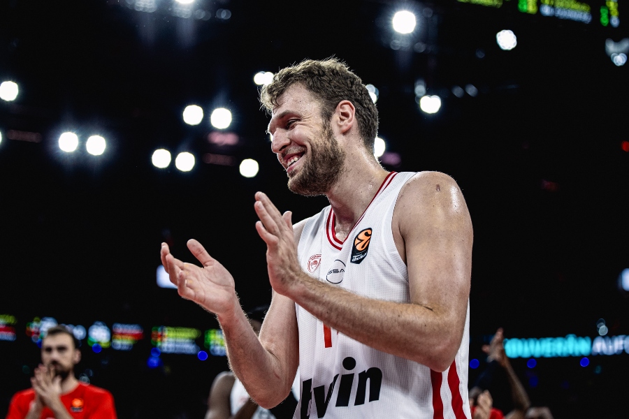 Ολυμπιακός: Για πρώτη φορά πλήρης και έπαιξε το καλό του μπάσκετ