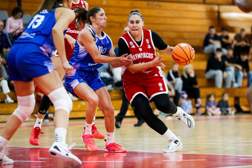 Ανόρθωση Βόλου-Ολυμπιακός 64-89:  Έκανε φύλλο και φτερό την Ανόρθωση Βόλου ο Ολυμπιακός