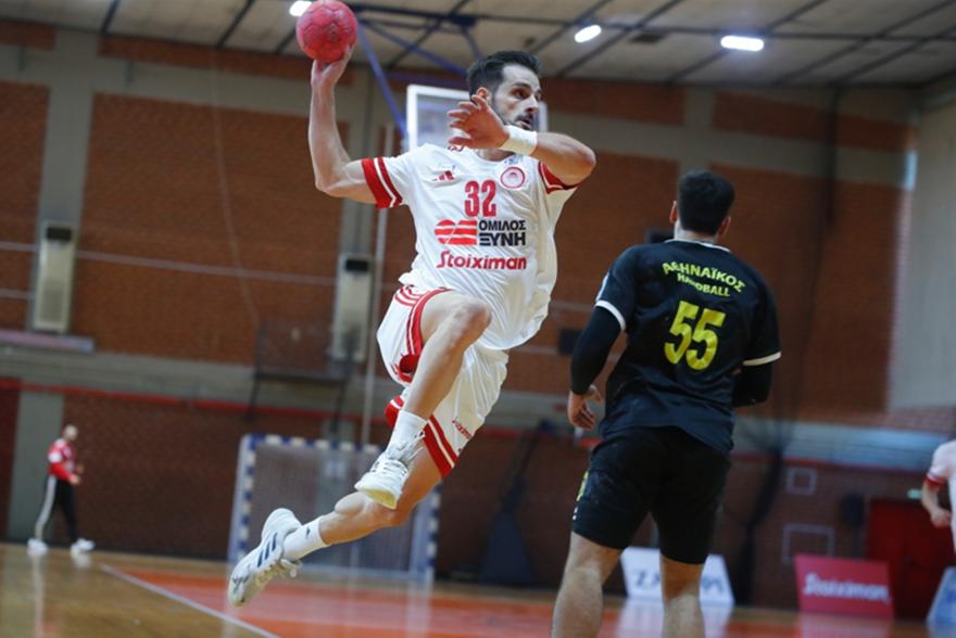 Ολυμπιακός-Αθηναϊκός 38-26: Πέρασε πάνω από τον Αθηναϊκό ο Ολυμπιακός