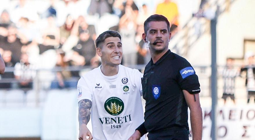 ΟΦΗ-Ηρακλής: Χωρίς VAR ούτε οφσάιντ ούτε πέναλτι είδε ο Γιουματζίδης