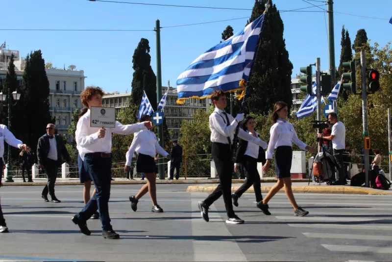 28η Οκτωβρίου: H μαθητική παρέλαση στην Αθήνα
