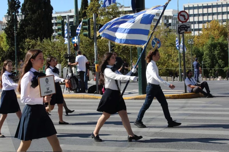 28η Οκτωβρίου: H μαθητική παρέλαση στην Αθήνα