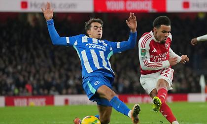 Άφησε εκτός Λιγκ Καπ την Μπράιτον των βασικών Τζίμα-Κωστούλα η Άρσεναλ - Σκόρπισε τα δεύτερα της Λίβερπουλ η Πάλας