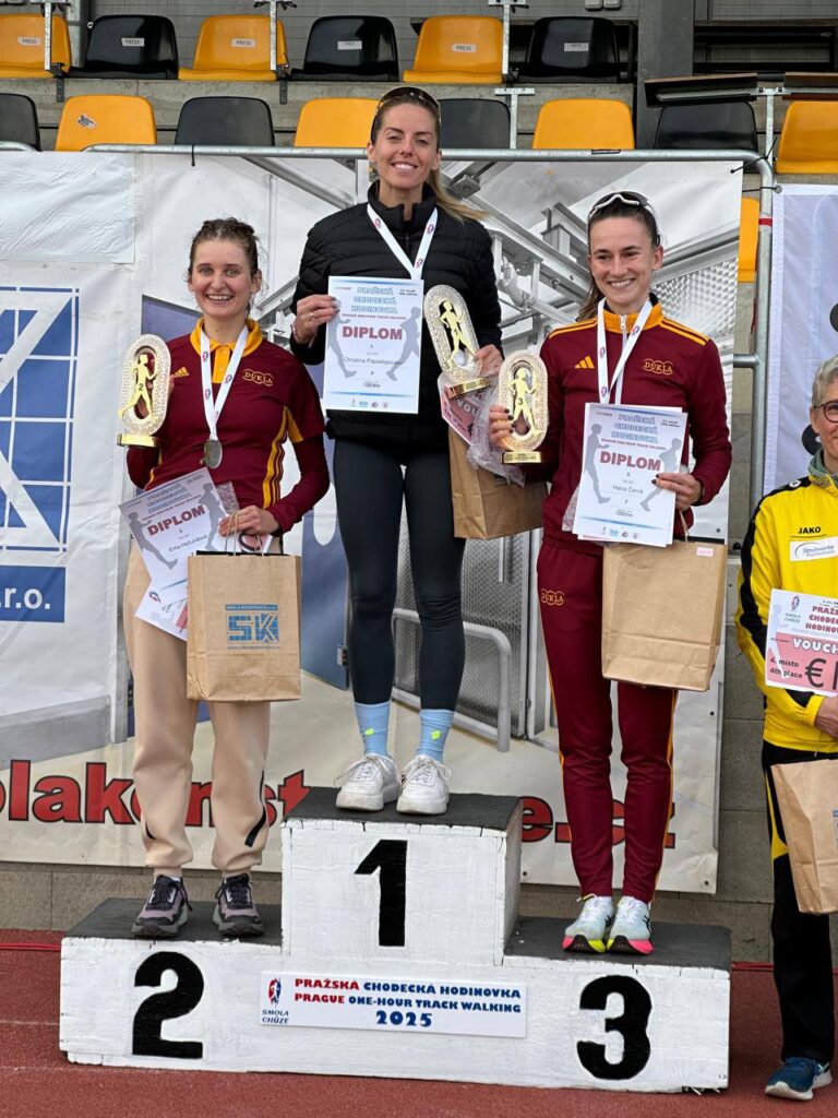 Χριστίνα Παπαδοπούλου: Πρώτη θέση σε αγώνα βάδην στην Πράγα