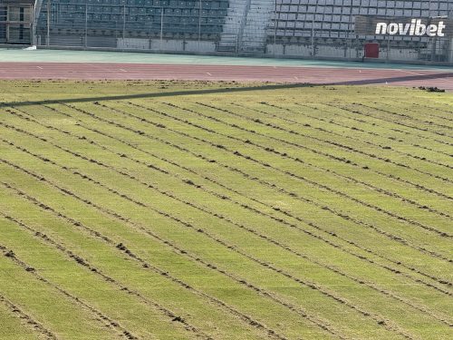Βόλος: Άρχισαν οι εργασίες για την επισπορά του χλοοτάπητα του Πανθεσσαλικού