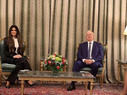 Επέδωσε τα διαπιστευτήριά της στον Πρόεδρο της Δημοκρατίας Κωνσταντίνο Τασούλα η Κίμπερλι Γκιλφόιλ