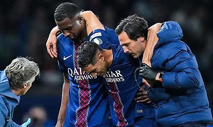 Παρί: Χάνει Χακίμι για καιρό, νοκ άουτ και οι Ντεμπελέ και Μέντες