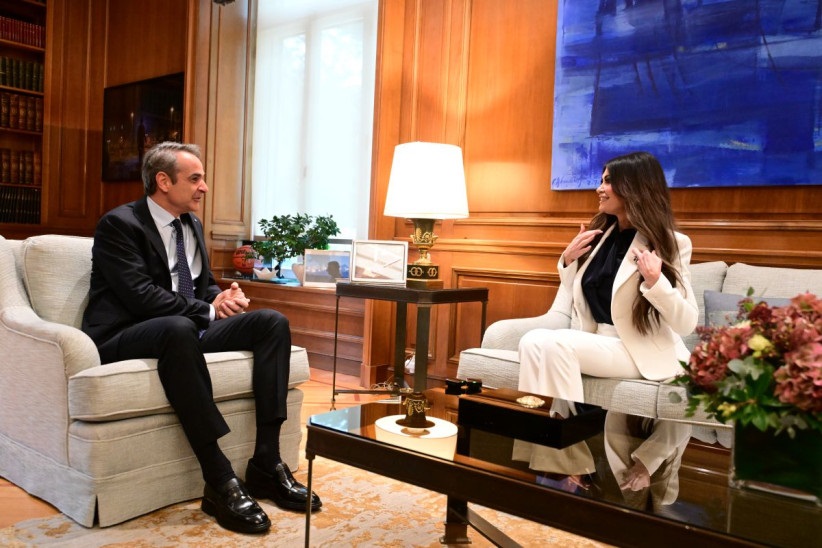 Σε εξέλιξη η συνάντηση Μητσοτάκη με Γκιλφόιλ: Ο διάλογος στις κάμερες