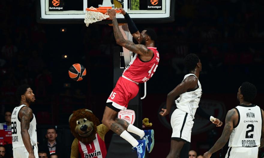 Τα highlights από την εντός έδρας νίκη του Ολυμπιακού κόντρα στην Παρτίζαν