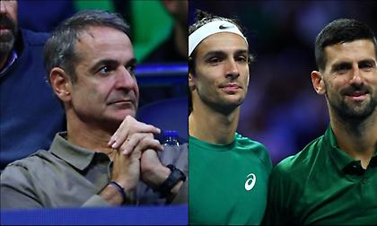 Αποθέωση για Τζόκοβιτς και Μουζέτι στον τελικό της Αθήνας - Ξανά στο ΟΑΚΑ ο Κυριάκος Μητσοτάκης