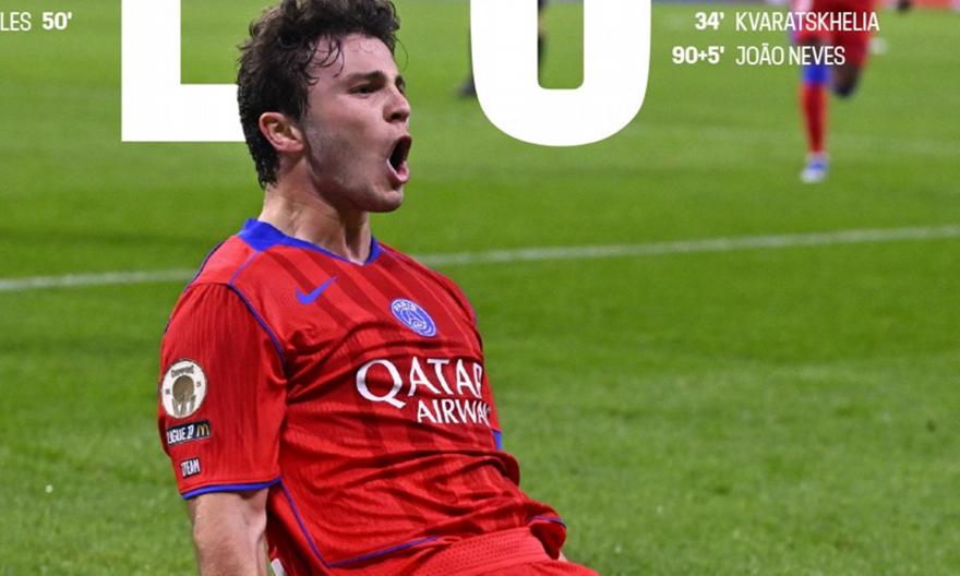 Σκότωσε τη Λιόν στο 95' ο Ζοάο Νέβες και η Παρί δεν το κουνάει από την κορυφή!