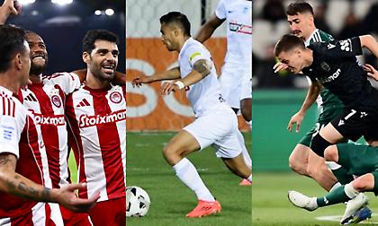 Καυτή αγωνιστική: Ο Ολυμπιακός δοκιμάζεται στην Κηφισιά, η ΑΕΚ στον ΟΦΗ και όλα κλείνουν στο ντέρμπι της Λεωφόρου