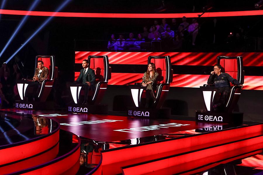 The Voice of Greece: 2,5 εκατ. τηλεθεατές εκτοξεύουν τα Blind Auditions στην κορυφή