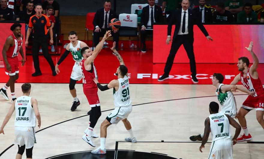 Τα highlights από τη νίκη του Ολυμπιακού ενάντια στη Ζάλγκιρις