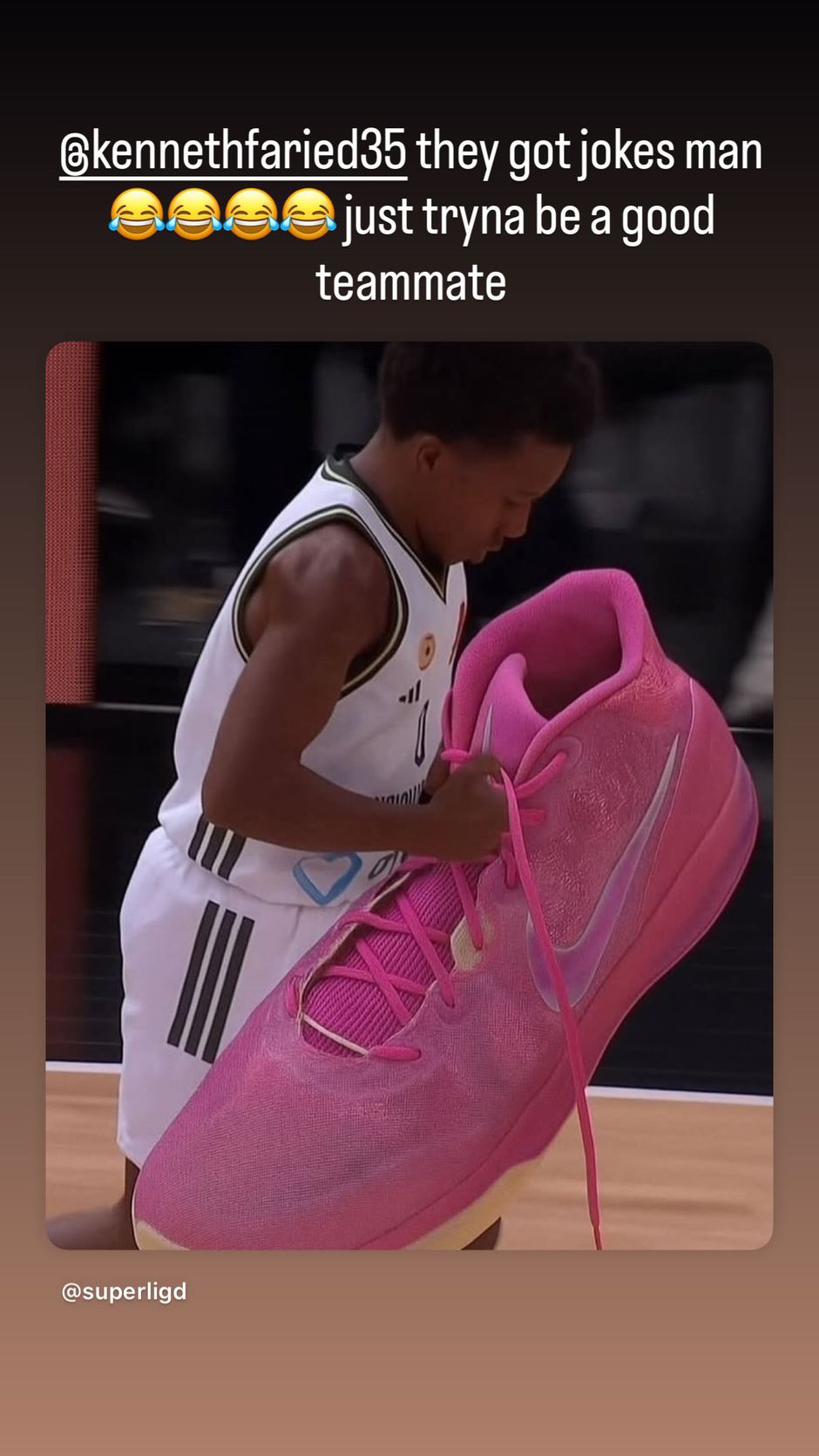 Παναθηναϊκός: Το σχόλιο του Σορτς στο βίντεο με το παπούτσι του Φαρίντ που έγινε viral