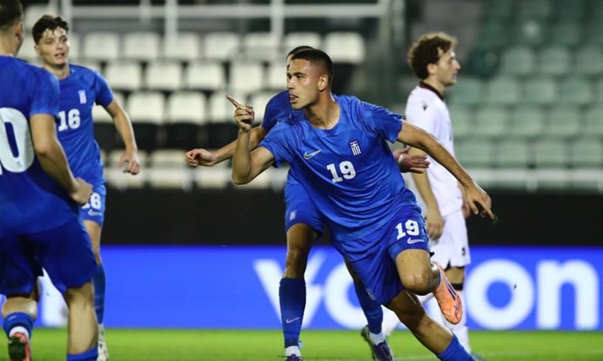 Χαμένο πέναλτι των Γεωργιανών και γκολ του Κεραμίτση για το 3-0 της Εθνικής Ελπίδων