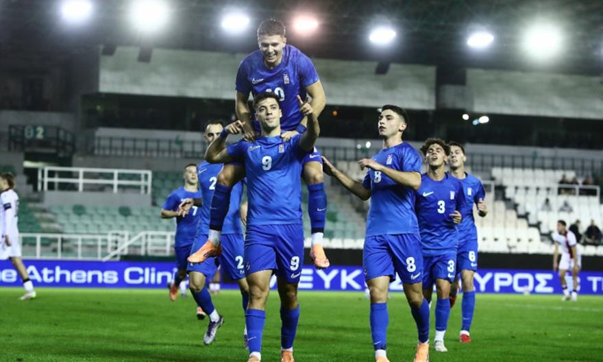 Τρένο η Εθνική Κ21, κατάπιε και τη Γεωργία και συνεχίζει με το απόλυτο