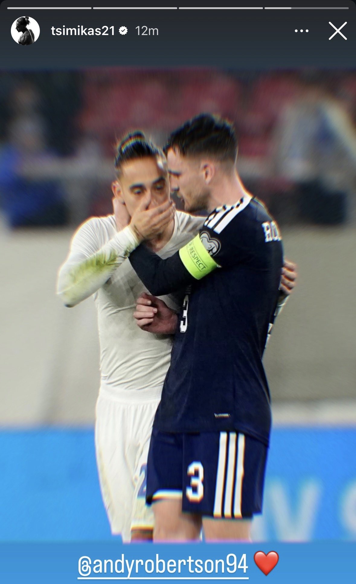 Τσιμίκας: Συνάντησε ξανά τον Ρόμπερτσον και δεν έκρυψε τα συναισθήματά του για εκείνον