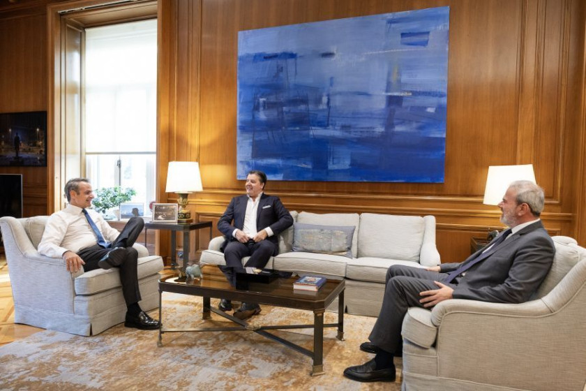 Στην Αθήνα ο Μποτιρόγκα για το Final Four, συναντήθηκε με Μητσοτάκη