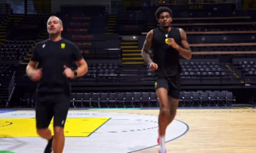 ΑΕΚ: Η πρώτη προπόνηση του Μπράουν με τα κιτρινόμαυρα