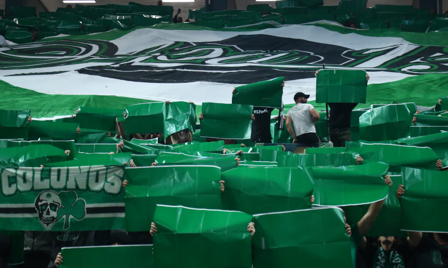 Παναθηναϊκός-Dubai BC: Εντυπωσιακό κορεό πριν από την έναρξη του αγώνα