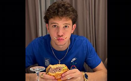 Το μπέργκερ του Καρέτσα και το… μήνυμα!