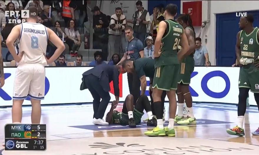 Μύκονος-Παναθηναϊκός: Ο Σορτς χτύπησε στο πρόσωπο μετά από ακούσια κουτουλιά του Ρέι