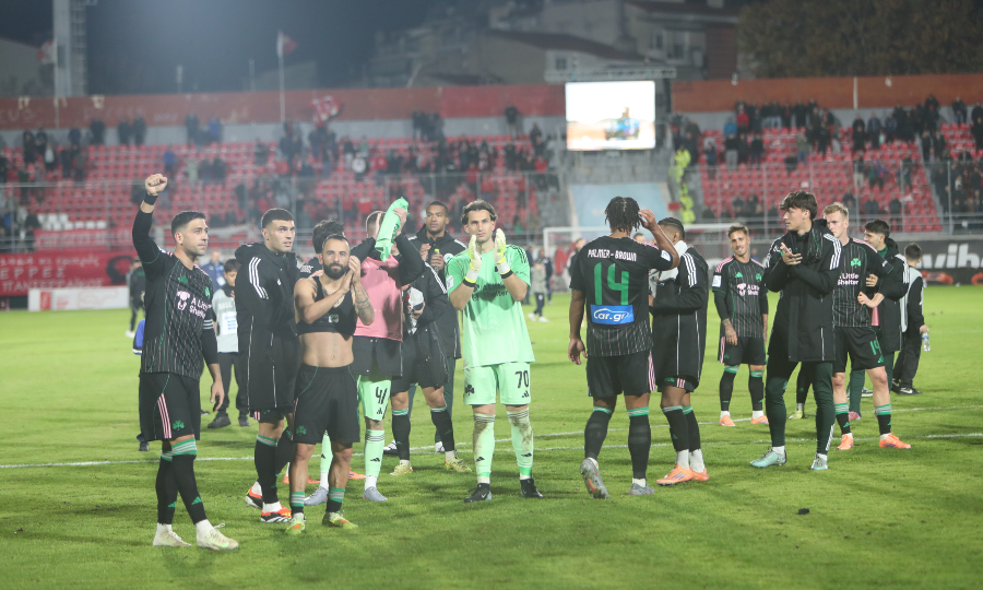 Παναθηναϊκός: Αποθέωση για τους παίκτες στις Σέρρες μετά τη νίκη εμ Πανσερραϊκό