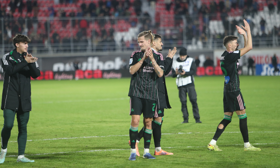 Παναθηναϊκός: Αποθέωση για τους παίκτες στις Σέρρες μετά τη νίκη εμ Πανσερραϊκό