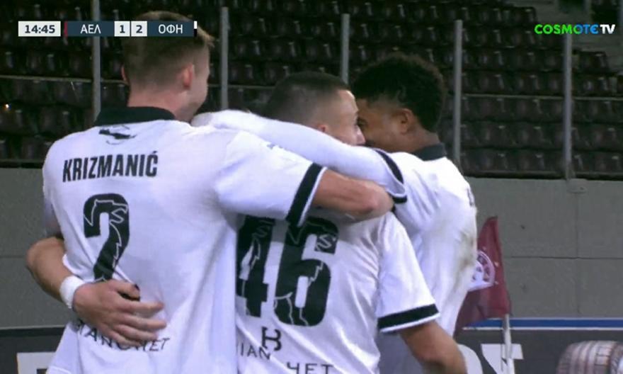 Χαμός στο ΑΕΛ-ΟΦΗ με τρία γκολ στο πρώτο τέταρτο (VID)