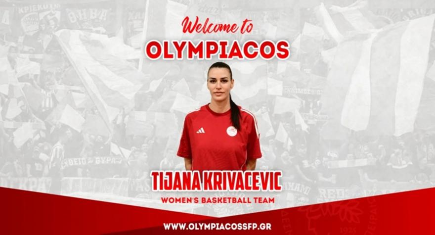 Ολυμπιακός: Απέκτησε τη φόργουορντ, Τιγιάνα Κριβάτσεβιτς