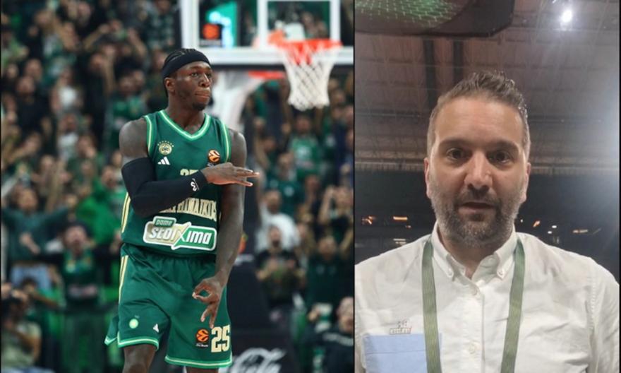 «Ισοπεδωτικός ο Παναθηναϊκός με… περσινό Ναν και ασταμάτητο Σλούκα»: Το σχόλιο Πετρίδη από το Telekom Center Athens