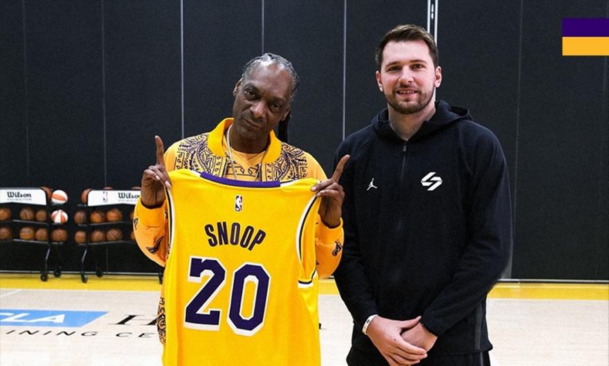 Ντόντσιτς σε Snoop Dogg: «Θέλω να φέρω πρωτάθλημα στους Λέικερς»