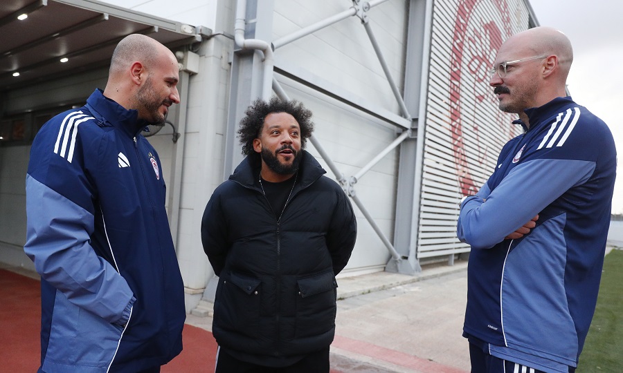 Ολυμπιακός: Στο Ρέντη ο Μαρσέλο, βλέπει το ματς με τη Ρεάλ για το Youth League