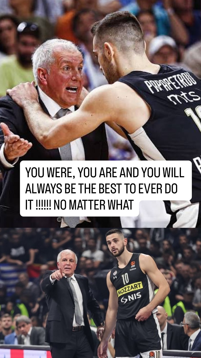 Παπαπέτρου για Ομπράντοβιτς: «Ήσουν, είσαι και θα είσαι ο καλύτερος σε ό,τι κάνεις!»