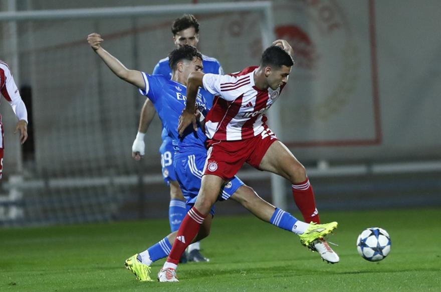 Live Streaming: Η σπουδαία αναμέτρηση της Κ19 του Ολυμπιακού κόντρα στη Ρεάλ για το Youth League