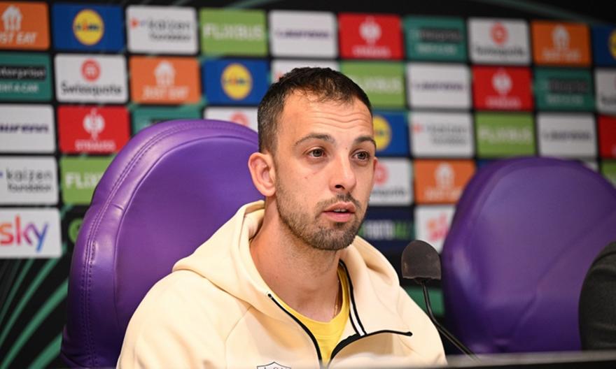 Μπρινιόλι: «Μέχρι στιγμής είναι καλά τα αποτελέσματα - Έχει άγχος η Φιορεντίνα, δεν περιμένουμε εύκολο αγώνα»