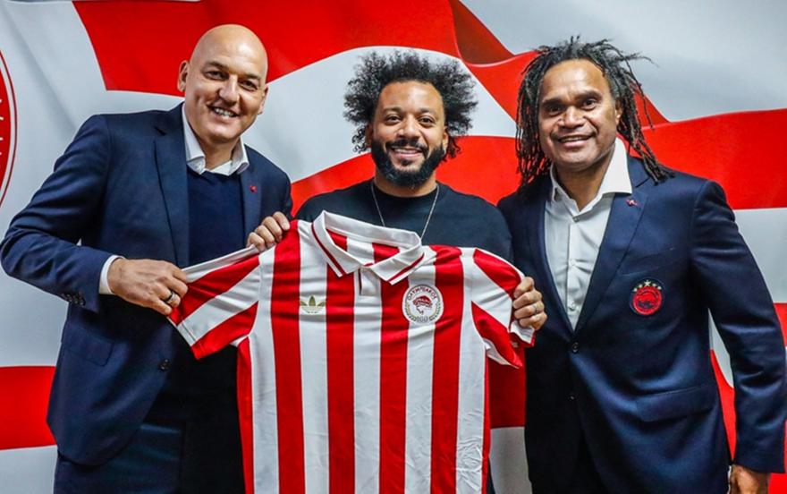 Με την επετειακή του Ολυμπιακού ο Μαρσέλο