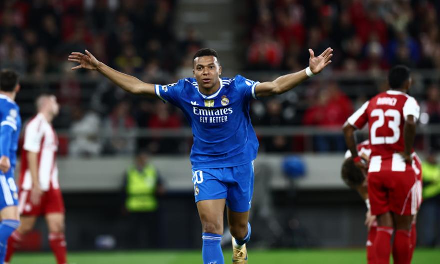 Με Εμπαπέ η καλύτερη ενδεκάδα της 5ης αγωνιστικής στο Champions League