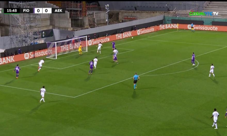 Άγγιξε το γκολ η Φιορεντίνα με κοντινή κεφαλιά του Τζέκο