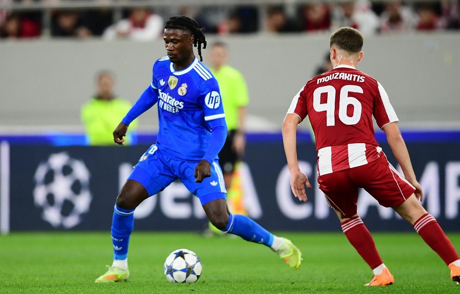 Ρεάλ Μαδρίτης:Ο Καμαβινγκά έκανε αψεγάδιαστο ημίχρονο στο «Γ. Καραϊσκάκης»