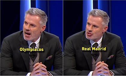 «Απλά πες τις ομάδες σωστά»: Επικό γλέντι με Κάραγκερ για Ολυμπιακό και Ρεάλ Μαδρίτης