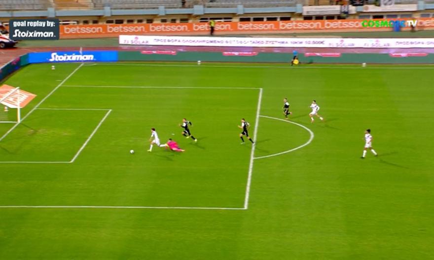 Προβάδισμα του Βόλου στο Παγκρήτιο με γκολ του Λάμπρου